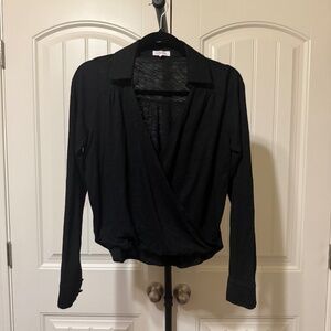 NWOT Goldie Tees LAUREN SURPLICE TOP